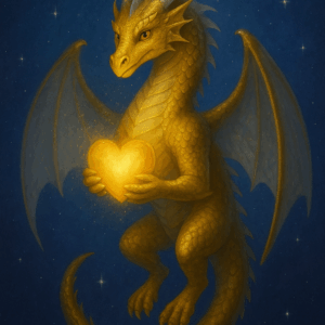 Goldener Drache der Fülle